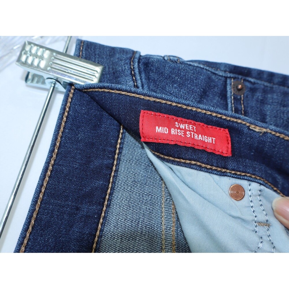 Women’s Lucky Brand Sweet Mid Rise Straight Denim Jeans Blue Size 8/29A - Picture 6 of 7